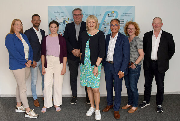 Susanne Schneider besuchte den Medizinischen Dienst Westfalen-Lippe.